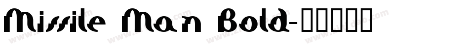 Missile Man Bold字体转换